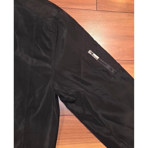 True Classic Black  Bomber Jacket, 4-Pocket,  Mens X-Large New - Picture 3 of 7